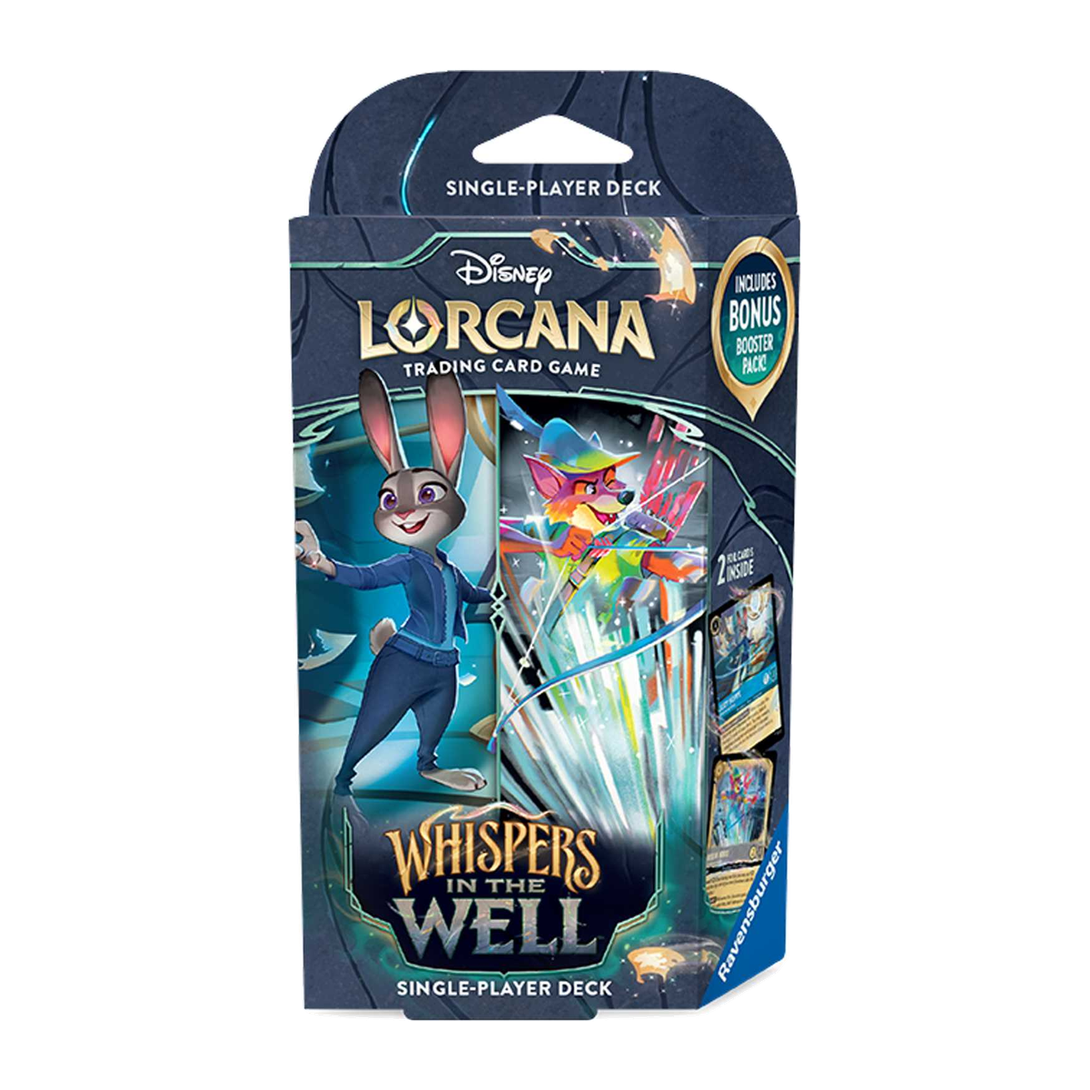 Disney Lorcana Starter Deck — Whispers in the Well — Sapphire & Steel